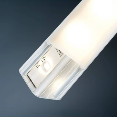 Abbildung von Paulmann LED Streifen »Delta Profil mit Diffusor 1m Alu eloxiert, Satin, Alu/Kunststoff«