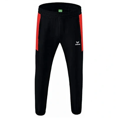 Abbildung von Erima Herren Team Basic Präsentationshose, schwarz/rot, 3XL