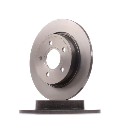 Abbildung von Bremsscheibe BREMBO 08A72511 hinten, voll, 1 Stück