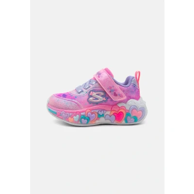 Abbildung von Skechers Eternal Heart Lights Sneaker low Light pink/multicoloured für Kinder, Größe: 24, pink/multi coloured Schuhe