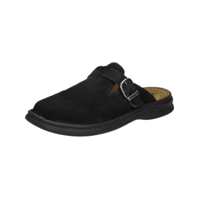 Abbildung von Josef Seibel Herren Clogs Madrid, Männer Slipper,Weite G (Normal),Backless Slipper,Mules,Gartenschuhe,Sommerschuhe,schwarz,46 EU