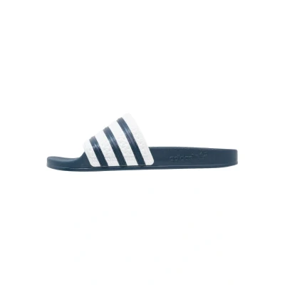 Abbildung von adidas Originals Adilette Unisex Badesandale, Größe: 38, Adiblu/white Kunststoff
