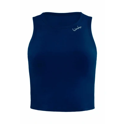 Abbildung von Winshape Functional Comfort Cropped TANK Top, Damen, Größe: XS, Dark blue