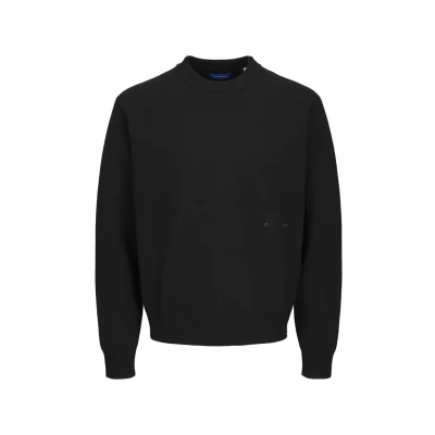 Abbildung von Jack &amp; Jones MIT Rundhals Einfarbig Strickpullover, Herren, Größe: XS, Black
