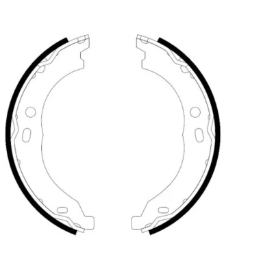 Abbildung von TEXTAR 91066700 Handbremsbeläge ohne Handbremshebel mit Zubehör FIAT: Ducato III Platform / Chassis, Van, Minibus
