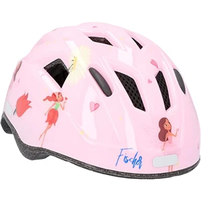 Abbildung von FISCHER Kinderhelm, Fahrradhelm, Jugendhelm Fairy, XS/S, 48 54cm, rosa, mit integriertem LED Rücklicht