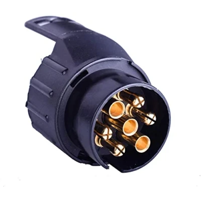 Abbildung von 7 Pin zu 13 Trailer Adapter für Anhängerkupplung Truck Caravan Stecker Steckdose Europäische Norm Wasserdicht