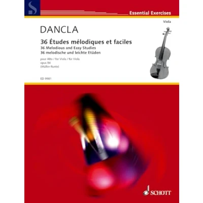 Abbildung von 36 melodische und leichte Etüden: op. 84. Viola. (Essential Exercises)