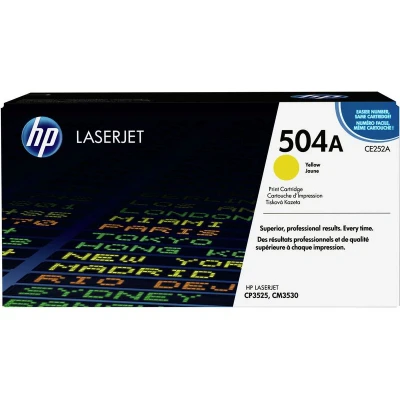Abbildung von HP 504A (CE252A) Gelb Original Toner fürHP Color Laserjet CP3525, CM3530