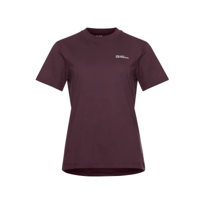 Abbildung von Jack Wolfskin Essential Tshirt basic, Damen, Größe: XS, Amaranth