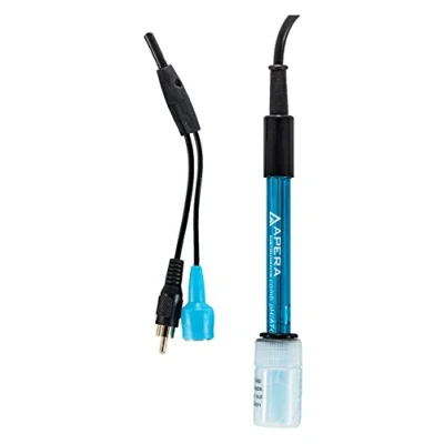 Abbildung von Apera Instruments 201T F pH /Temperatur Elektrode, BNC/RCA Anschluss, Messbereich: 0 14 pH, 80˚C