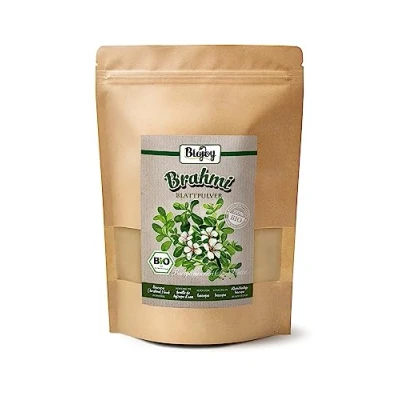 Abbildung von Biojoy BIO Brahmi Pulver (500 g), natürlich, Powder (Bacopa monnieri)