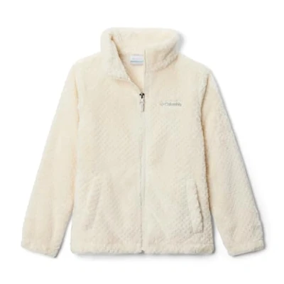 Abbildung von Columbia FIRE SIDE FULL ZIP Unisex Outdoorjacke für Kinder, Größe: 140/152, Chalk