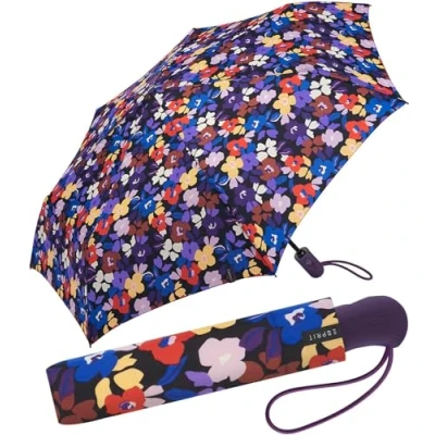 Abbildung von Esprit Regenschirm Autumn Blooms Taschenschirm Auf Zu Automatik
