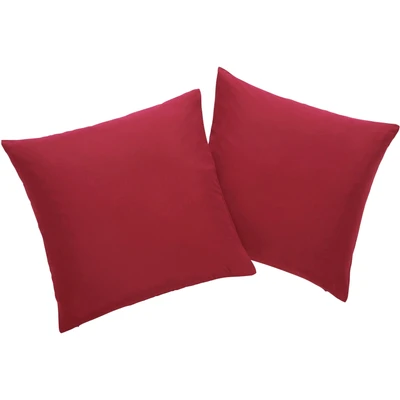 Abbildung von my home Dekokissen »Raja« einfarbig, Kissenhüllen ohne Füllung, 40 x cm, 2er Set, Mikrofaser