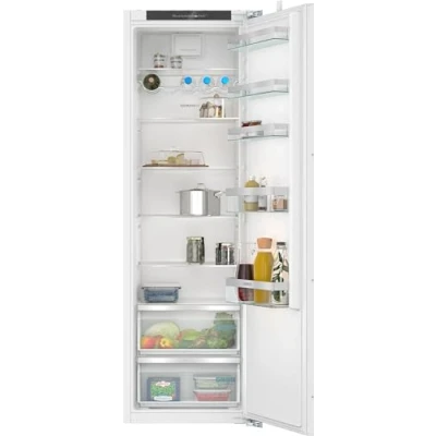 Abbildung von SIEMENS KI81RVFE0, iQ300, Einbau Kühlschrank, 177,5 x 56 cm Nische, 310 L, Made in Germany, freshBox für längere Frische, schnelles Kühlen, bottleRack Flaschen, sehr Leise, Flachscharnier