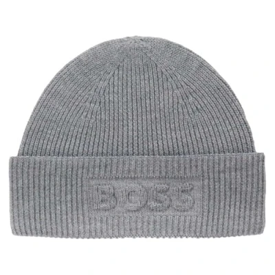 Abbildung von BOSS Alogo HAT Unisex Mütze, Größe: One Size, Silver