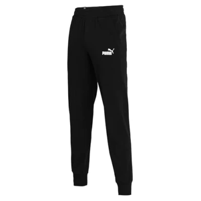Abbildung von PUMA Jogginghose Herren, Trainingshose lang, Sporthose, Baumwolle, Statement Deluxe Edition, Regular Fit, Schwarz, Größe 2XL