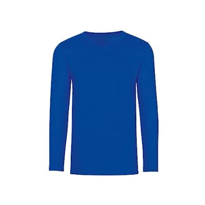 Abbildung von Trigema Herren Langarmshirt 602501, Blau (royal), M
