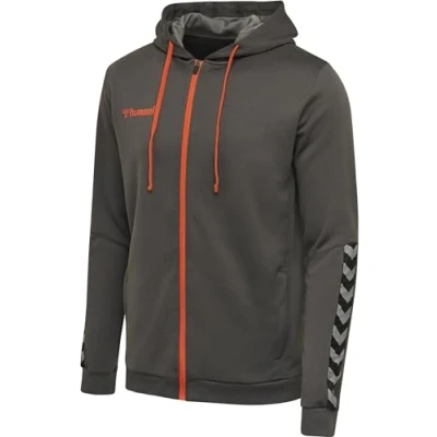 Abbildung von Hummel Authentic Sweatjacke, Herren, Größe: Small, Asphalt