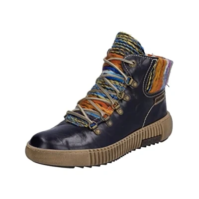 Abbildung von Josef Seibel Maren Schnürstiefelette oceanmulti, Damen, Größe: 43, Ocean multi Schuhe