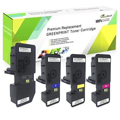 Abbildung von GREENPRINT 4 Farben Kompatible Tonerkartuschen Kyocera TK5240 TK 5240 4000 Seiten für Schwarz &amp; 3000 C M Y ECOSYS P5026cdn P5026cdw M5526cdn M5526cdw Drucker