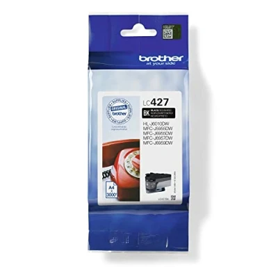 Abbildung von Brother Original Tintenpatrone LC 427BK Schwarz für ca. 3.000 Seiten, MFC J5955DW, J6955DW, J6957DW, HL J6010DW, Standard
