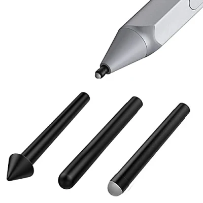 Abbildung von TiMOVO Stift Spitze Kompatibel mit Surface, 3 Stück HB/2H/H Surface Pen Standard Austauschbar Ersatz Tip Microsoft Pro 2017 (Modell 1776) und 4