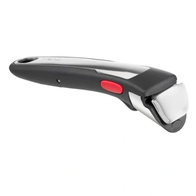 Abbildung von Tefal L98630 Ingenio Kunststoff /Edelstahl Griff abnehmbarer Universalgriff kompatibel mit allen Serien von Schwarz/Edelstahl