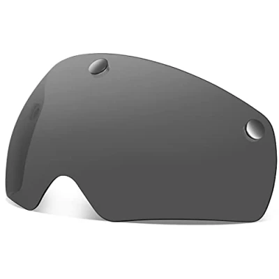 Abbildung von Victgoal Magnetische Fahrradhelmbrille Winddicht staubdicht Visier (Schwarz)