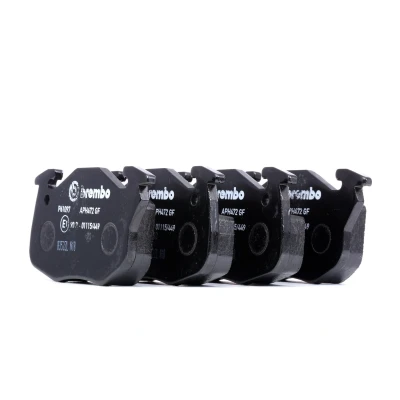 Abbildung von BREMBO P 61 097 Bremsbelagsatz für Verschleißwarnanzeiger vorbereitet ohne Zubehör PEUGEOT: 106 II Hatchback, 306 Saloon