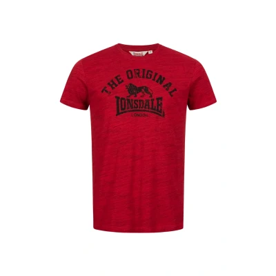 Abbildung von Lonsdale Herren ORIGINAL T Shirt, Marl Red/Black, XXL