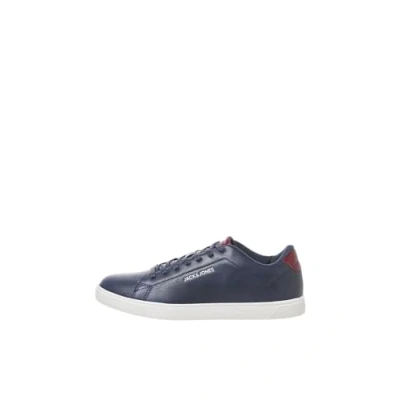 Abbildung von Jack &amp; Jones Jfwboss Sneaker low, Herren, Größe: 40, Navy blazer detail:red dahlia Schuhe