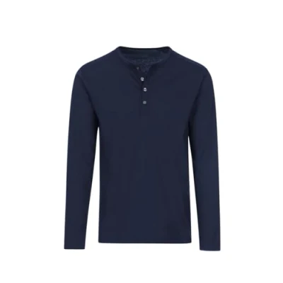Abbildung von Trigema Longsleeve »TRIGEMA Langarmshirt mit Knopfleiste«