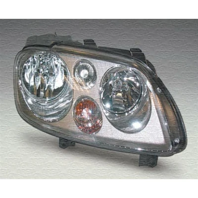 Abbildung von MAGNETI MARELLI 710301205201 Scheinwerfer links H7 Halogen mit Blinklicht für Rechtsverkehr Stellmotor LWR VOLKSWAGEN: Touran I