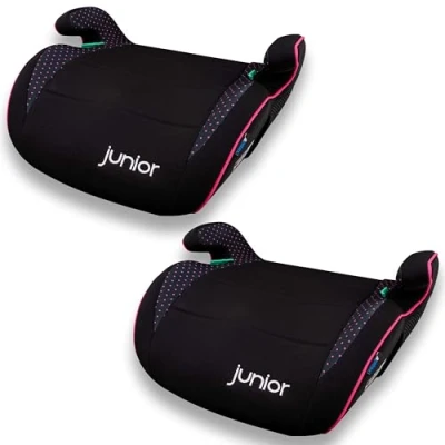 Abbildung von PETEX &quot;Max&quot; 2x Kindersitzerhöhung, Sitzerhöhung, i Size R129/03, pink/schwarz