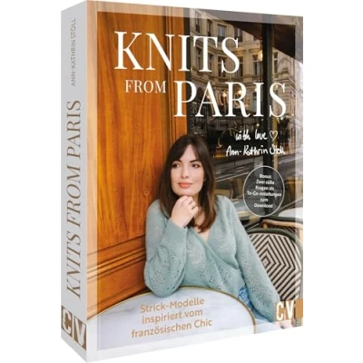 Abbildung von Strickbuch Knits from Paris: Strick Modelle inspiriert vom französischen Chic.