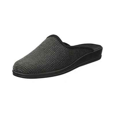 Abbildung von Rohde Herren, Männer, Pantoffeln, Hausschuhe,Backless Slipper,Gartenschuhe,Pantoletten,Latschen,Schlappen,hausschlappen,Graphit,41 EU / 7.5 UK