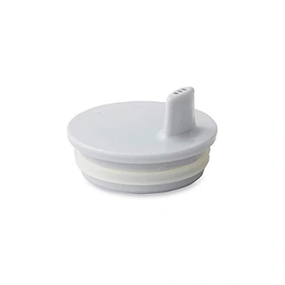 Abbildung von Design Letters Deckel für Baby und Kinder Persönliche Eco Becher (Grau) BPA frei BPS frei, Spülmaschinenfest, Dicht schließender Deckel, leicht, 27 g.