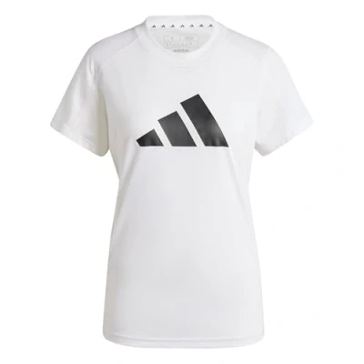 Abbildung von adidas Performance LOGO Sport Tshirt, Damen, Größe: Small, White/black