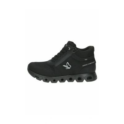 Abbildung von CAPRICE Damen Sneaker hoch Vegan Wasserabweisend, Schwarz (Black/Blk Sole), 40 EU