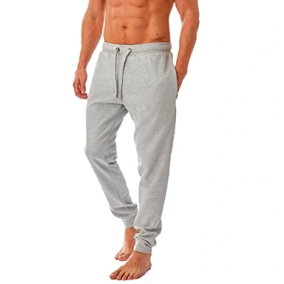 Abbildung von Iron Mountain IMPNT206 Herren Recycelte Garn Öko freundliche Jogginghose mit Bündchen Hellgrau Marl, 4XL