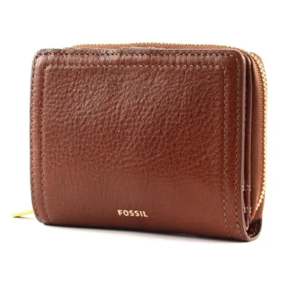 Abbildung von Fossil Geldbörse für Frauen Logan, Leder Multifunktion braun 11,1 cm L x 2,5 B 8,9 H SL7923200