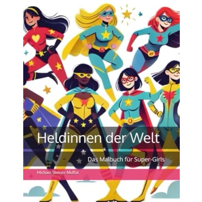 Abbildung von Heldinnen der Welt: Das Malbuch für Super Girls
