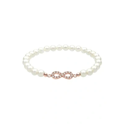 Abbildung von Elli Infinity Armband Rose goldcoloured, Damen, Größe: 18, gold coloured