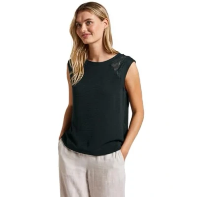 Abbildung von Street One MIT MESH Bluse Black, Damen, Größe: 38, Black