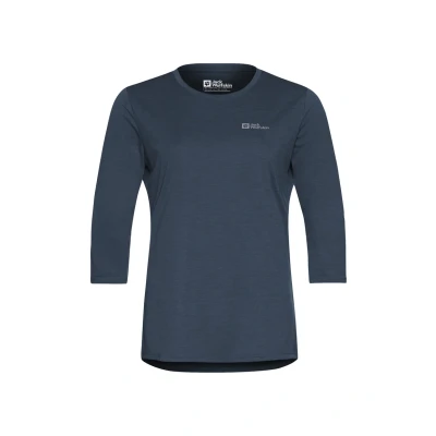 Abbildung von Jack Wolfskin Crosstrail 3/4 Langarmshirt, Damen, Größe: XXL, Midnight sky