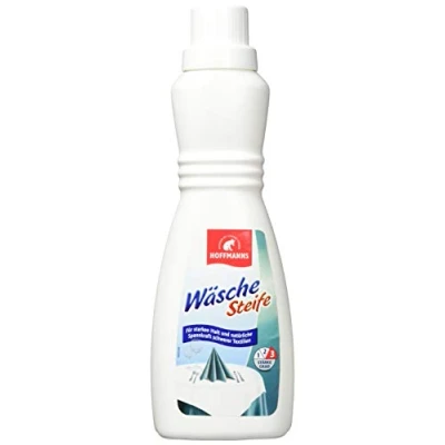 Abbildung von Hoffmanns Wäschesteife Wäschestärke für schwere Textilien mit Wiederanschmutzschutz Stärkegrad 3 1 x 500 ml