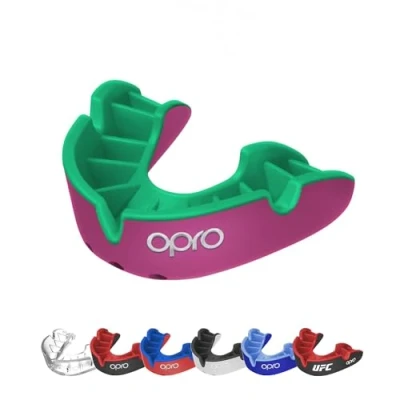 Abbildung von OPRO Mundschutz Silber Level Zahnschutz für Boxen, Kampfsport, MMA, Erwachsene &amp; Kinder Selbstanpassende Schiene Hockey, Kickboxen, Rugby Essenzielle Passform Mit zahnärztlicher Garantie