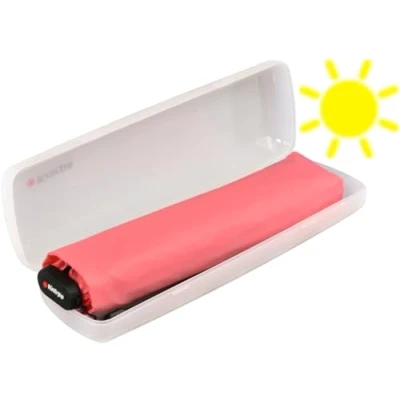 Abbildung von Knirps Taschenschirm US.050 Ultra Light Slim mit UV Schutz im Etui pink
